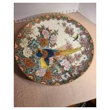 Hand-Painted Chinese Paradise Bird Decorative Plate