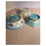 Antique Chinese and Japanese decorative bowls.