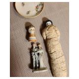 Vintage and antique porcelain, bisque, china pieces.
