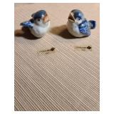 Japanese ceramic, brass, Otagiri, Westmoreland bird collection, miniature vases Dragonware, Moriage