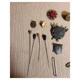 1950s Collectibles Lot with Burda Jewelry Box