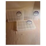 Three craft organizers