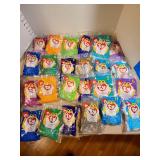TY Beanie Babies in packages, two sets 1-12