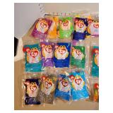 TY Beanie Babies in packages, two sets 1-12