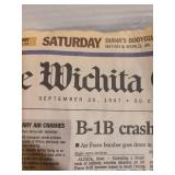 TY Beanie Babies in packages, 1-12, The Beanie Baby Handbook, Wichita Eagle newspaper article dated 9/29/97