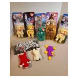 TY Beanie Babies, including Blizzard in case