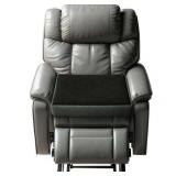 KÓ§lbs Extra Large Recliner Cushion | Chic 2 Tone Velvet Cover | Memory Foam Seat Cushion 5 inch Thick 20  x 20  Large | Recliner Chair Cushion for Elderly - Extra Large Chair Cushion - Cushion ONLY