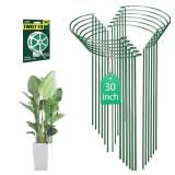 30-Inch Plant Support Stakes with Twist Ties - Retail: $15