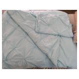 Pintuck Pleated Comforter & Pillow Cases - Retail: $49