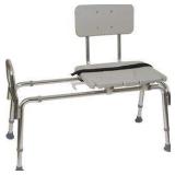 Adjustable Bathtub Transfer Bench *Missing Pieces - Retail: $89