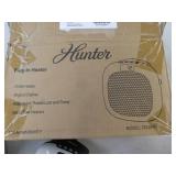 Hunter 750W Digital Plug-in Space Heater Set - Retail: $39