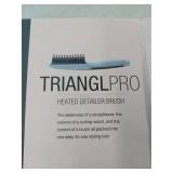 Triangle Pro Heated Detailer Brush - Professional Hair Styling Tool - Retail: $89