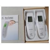 Homewell Essentials Non-Contact Infrared Thermometers - Set of 2 - Retail: $25