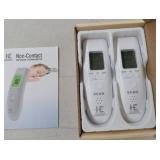 Homewell Essentials Non-Contact Infrared Thermometers - Set of 2 - Retail: $25