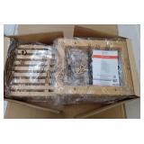 Trinity Bamboo Shoe Rack, Pack of 2 *Missing Screws  - Retail: $211