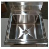 Trinity Commercial Stainless Steel Utility Sink with Pull-Down Faucet - Retail: $599