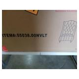 Elegant Tufted Velvet Accent Chair - Item Sold As Is