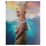 Breaking Through - Underwater Hand Photography Art Print