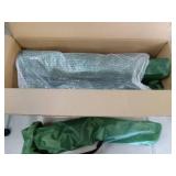 Set of 4 Portable Folding Camping Chair - Forest Green