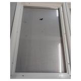 20x13 inch White Plexiglass Frame Assembly Kit garage door windows