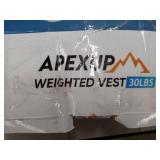 APEXUP 30LBS Adjustable Weighted Vest