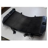 Automotive Radiator with Warning Label