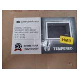 24x32 LED Bathroom Mirror with Touch Controls