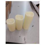 Flameless LED Pillar Candles Set 32 electric candles