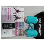 Egg Weights Fitness Hand Weights with Carry Bag