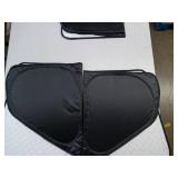 Side Window Sun Shade with Hook and Loop Fastener