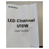Muzata LED Channel U1SW with User Guide 78.3/4 ft long