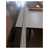 New White Curved Curtain Track Set  a divider  real for a room