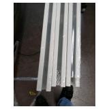 New White Curved Curtain Track Set  a divider  real for a room