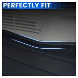 Vanseno Cargo Liners Compatible fit Toyota Highlander 2014 2015 2016 2017 2018 2019 Trunk Mat with Backrest Mat for 7Seat Highlander Accessories(2014-2019Highlander Cargo Liner with backrest mat)