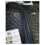 Vanseno Cargo Liners Compatible fit Toyota Highlander 2014 2015 2016 2017 2018 2019 Trunk Mat with Backrest Mat for 7Seat Highlander Accessories(2014-2019Highlander Cargo Liner with backrest mat)