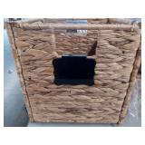 Water Hyacinth Storage Cube Set - Pack of 6 storage basket