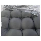 Charcoal Gray Egg Chair Cushion - Made in USA