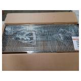 TRINITY 48 W x 18 D x 72 H 4-Shelf NSF Wire Shelving Unit With Backstands and Wheels - Retail: $539