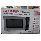 Sharp 1.5 Cu. Ft. 900W Convection Microwave Oven  Stainless Steel - *Tested/Clean/Unused Retail: $1,094