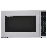 Sharp 1.5 Cu. Ft. 900W Convection Microwave Oven  Stainless Steel * Tested/Clean/Unused *Missing front peg - Retail: $1,094 -