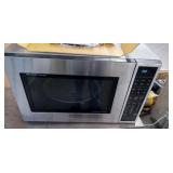 Sharp 1.5 Cu. Ft. 900W Convection Microwave Oven  Stainless Steel * Tested/Clean/Unused *Missing front peg - Retail: $1,094 -