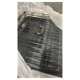 Amazon Basics Durable, Foldable Metal Wire Small Dog Crate with Tray, Single Door, 24 x 18 x 20 in, Black - Retail: $0