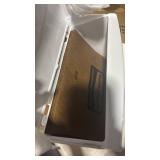 Rubbermaid 614000 Sanitary Napkin Receptacle with Rigid Liner, Rectangular, Plastic, White - Retail: $0