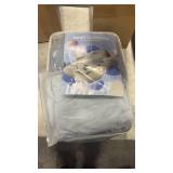 Baby Lounger - Baby Lounger for Newborn, 0-24 Months, Infant Lounger for Home and Travel, Soft Cotton, Baby Nest Lounger, Newborn Babies Essentials Gifts, GrayishBlue(Lounger Cover Included) - Retail: