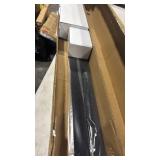 WINSOON Bifold Barn Door Hardware: Smooth Quiet Bi-fold Barn Door Hardware Kit - 79\" Black Bi Fold Sliding Track Set for 75\" Closet Doors - Black Folding System - Slide Quietly Without Doors - Retai