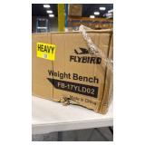 FLYBIRD Adjustable Weight Bench, ASTM-Certified 800LBS Workout Bench Foldable for Home Gym, 90Â° to -30Â° FID and 30in Extended Backrest for Bench Press Strength Training Exercise - Retail: $0