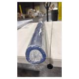 Clear Table Cover Protector, 1.5mm Thick 36 x 72 in PVC Plastic Tablecloth, Waterproof & Oil Spill Proof, Customizable Rectangle Table Cover for Writing Desk, Coffee Table, Dining Room Table - Retail: