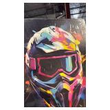 A Set of Three Motorcycle-themed Stylish Wall Decorations Motorcycle Off-road Vehicle Racing Art Posters Watercolor Paintings for Sports-themed Room Wall Decorations Frame-style 12x18inch(30x45cm) - R