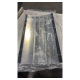 Wheelchair Threshold Ramp 15.8 x 27.6 Inches Aluminum Alloy Bridge Ramp 600lbs with Detachable Supports Non Slip Safety Surface Door Ramps for Wheelchairs Stairs Vans Steps Doorway Driveways - Retail: