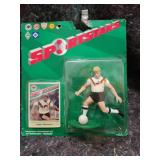 KENNER - Vintage German Sportstars Soccer Action Figure with Trading Card